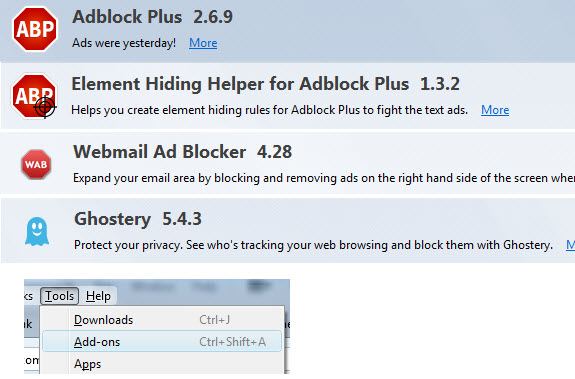 Webmail Ad Blocker For Firefox